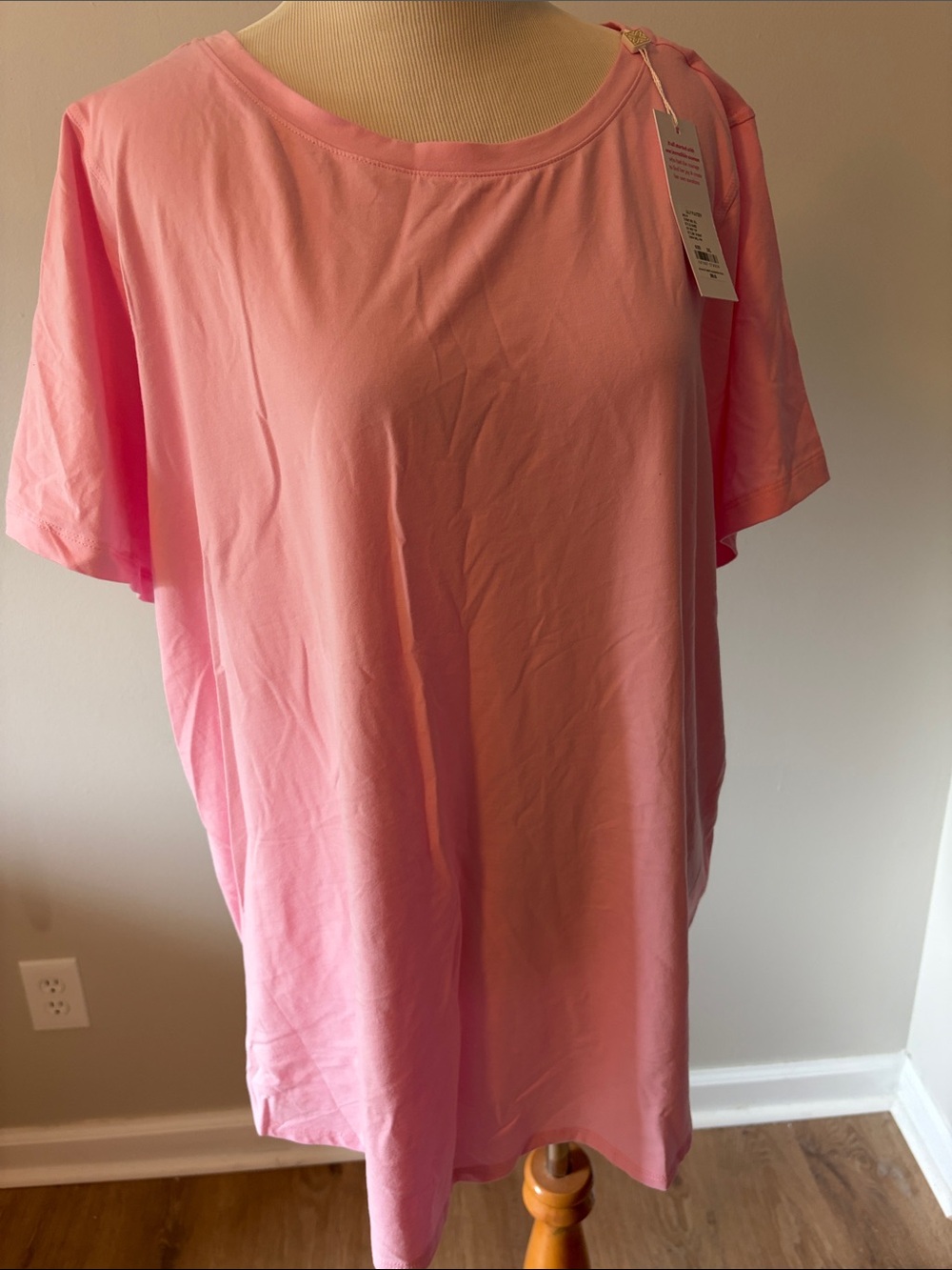 Everyday Pink Cotton Tee Key west